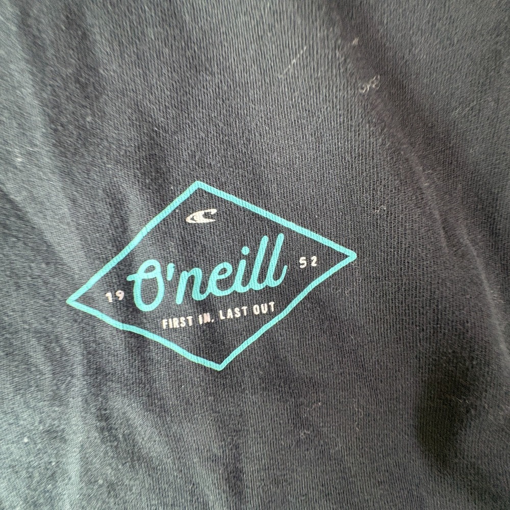 O'Neill First In Last Out T-Shirt Mens Large Black Cotton Graphic Logo Outdoor - Picture 3 of 10
